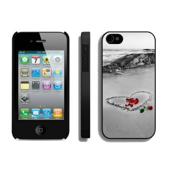 Valentine Sand Love iPhone 4 4S Cases BXE